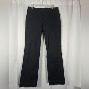 Talbots Navy Blue The Perfect Chino Pants Women's 6 Flat Front